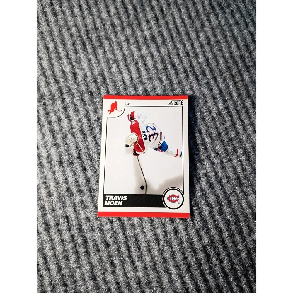 2010 Score Montreal Canadiens Travis Moen Hockey Card #266